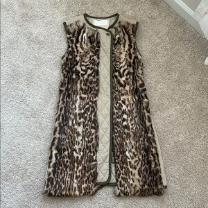 Chloe rabbit fur vest. Size 34. XS-S